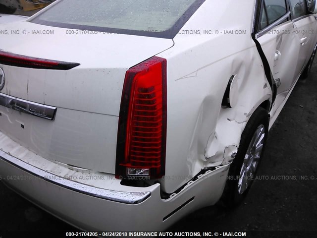 1G6DG5E58D0121415 - 2013 CADILLAC CTS LUXURY COLLECTION WHITE photo 6