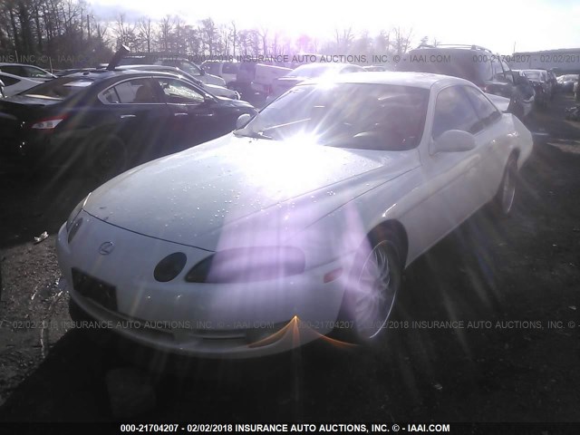 JT8UZ30C9N0010406 - 1992 LEXUS SC 400 WHITE photo 2