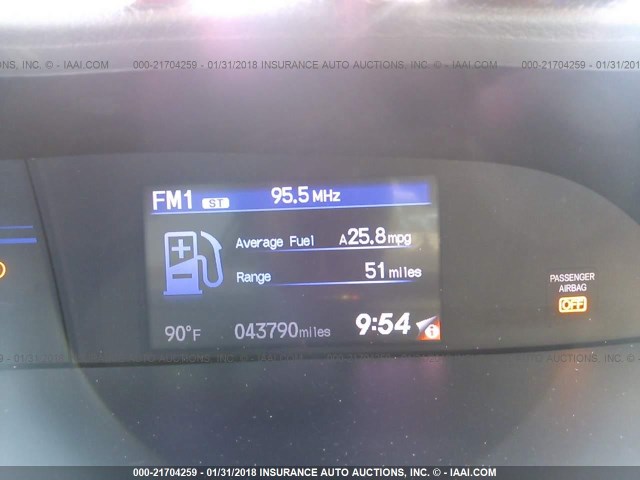 19XFB2F93DE214743 - 2013 HONDA CIVIC EXL WHITE photo 7