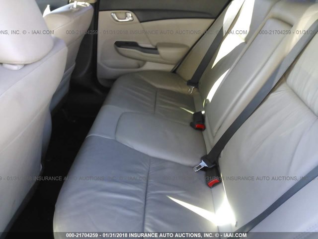 19XFB2F93DE214743 - 2013 HONDA CIVIC EXL WHITE photo 8