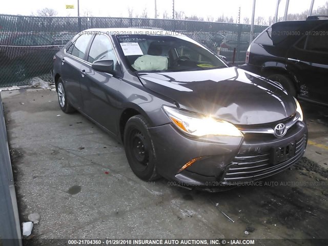 4T1BF1FK9FU872633 - 2015 TOYOTA CAMRY LE/XLE/SE/XSE GRAY photo 1
