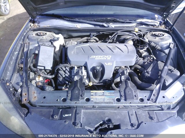 2G2WP522051221924 - 2005 PONTIAC GRAND PRIX BLUE photo 10