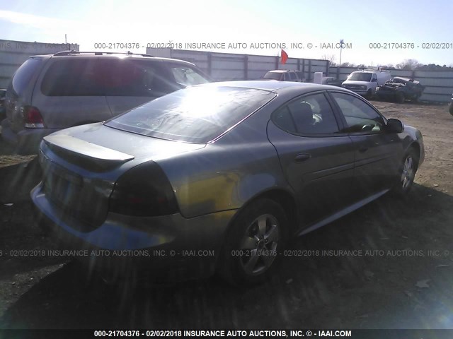 2G2WP522051221924 - 2005 PONTIAC GRAND PRIX BLUE photo 4
