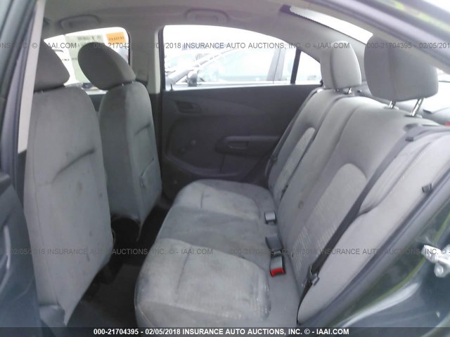 1G1JA5SH2G4111484 - 2016 CHEVROLET SONIC LS GRAY photo 8
