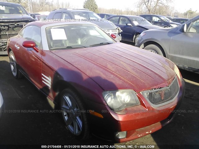 1C3AN69L86X066418 - 2006 CHRYSLER CROSSFIRE LIMITED MAROON photo 1