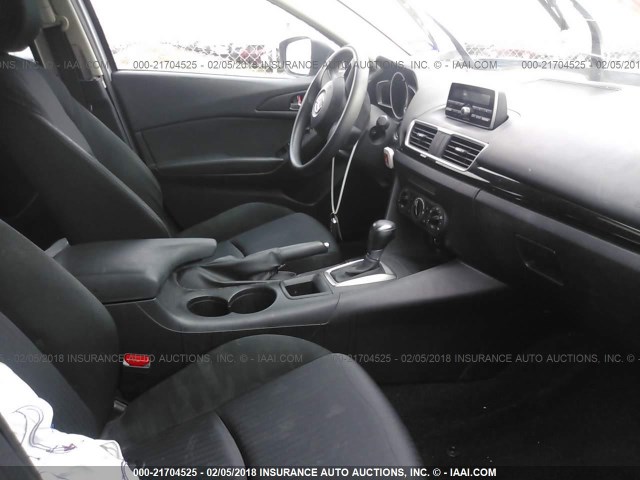 JM1BM1T74E1165756 - 2014 MAZDA 3 SV GRAY photo 5