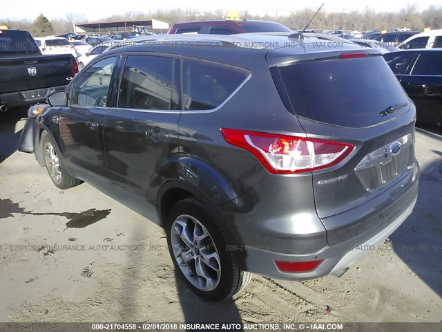 1FMCU0J96GUC25570 - 2016 FORD ESCAPE TITANIUM GRAY photo 3