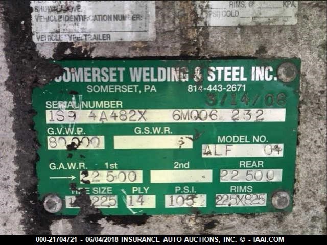 1S94A482X6M006232 - 2006 SOMERSET WELDING & STEEL N/A  SILVER photo 6