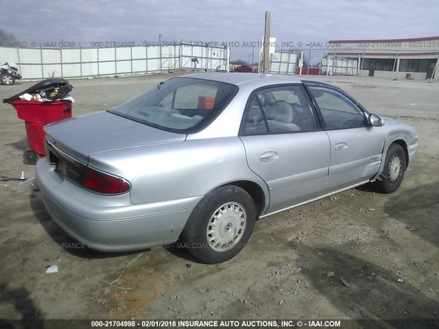 2G4WS52J211282117 - 2001 BUICK CENTURY CUSTOM SILVER photo 4