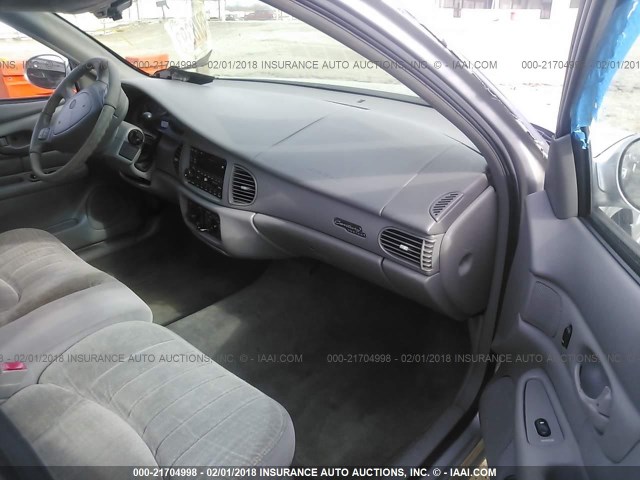 2G4WS52J211282117 - 2001 BUICK CENTURY CUSTOM SILVER photo 5