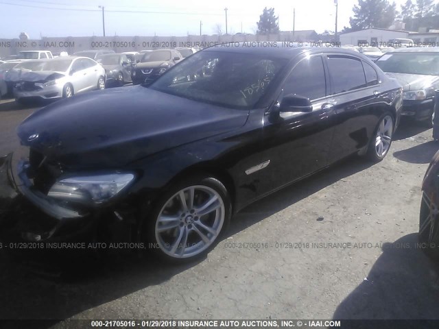 WBAYE4C58ED137882 - 2014 BMW 740 LI BLACK photo 2