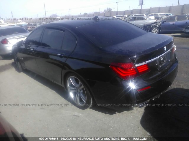 WBAYE4C58ED137882 - 2014 BMW 740 LI BLACK photo 3