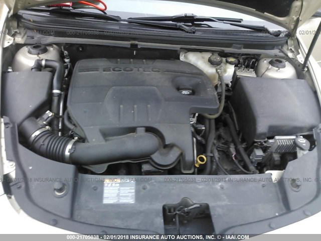 1G1ZB5E06CF278564 - 2012 CHEVROLET MALIBU LS 金色 照片 10