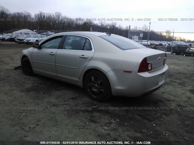 1G1ZB5E06CF278564 - 2012 CHEVROLET MALIBU LS 金色 照片 3