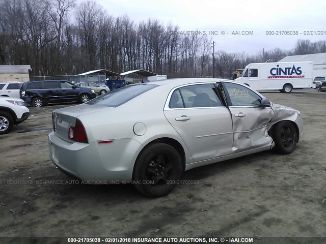 1G1ZB5E06CF278564 - 2012 CHEVROLET MALIBU LS 金色 照片 4