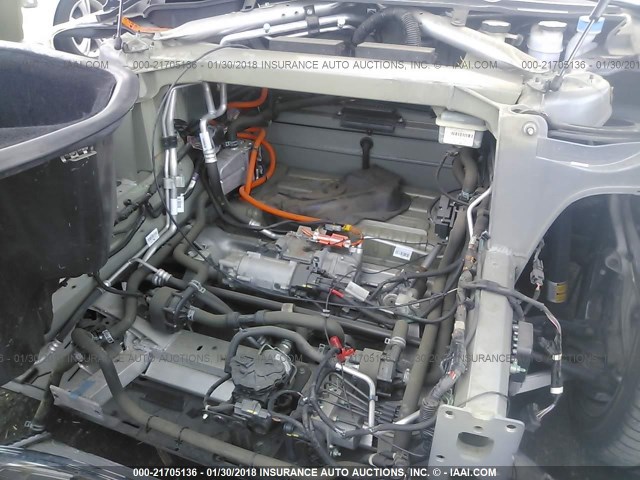 5YJSA1CN5DFP21845 - 2013 TESLA MODEL S GRAY photo 10