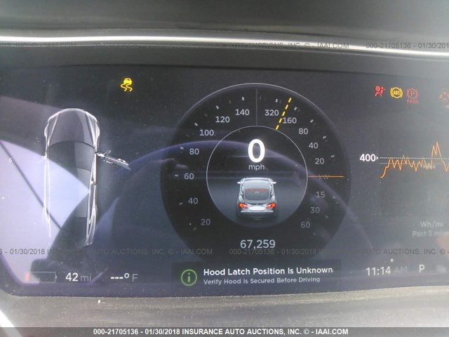 5YJSA1CN5DFP21845 - 2013 TESLA MODEL S GRAY photo 7