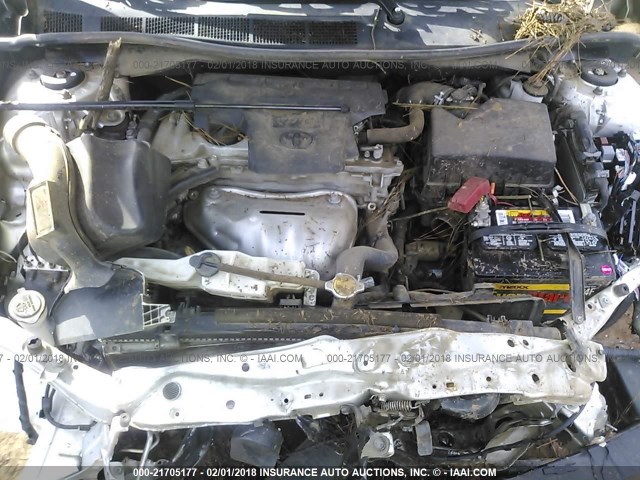 4T4BF1FK9ER404034 - 2014 TOYOTA CAMRY L/SE/LE/XLE SILVER photo 10