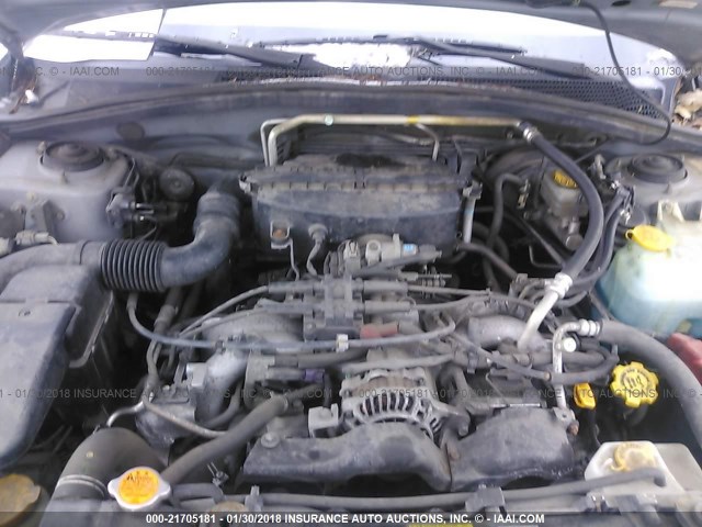 JF1SG65693H730974 - 2003 SUBARU FORESTER 2.5XS Argent photo 10