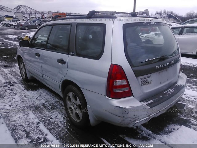 JF1SG65693H730974 - 2003 SUBARU FORESTER 2.5XS Argent photo 3