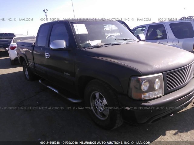 2GCEC19TXY1207480 - 2000 CHEVROLET SILVERADO C1500 BLACK photo 1