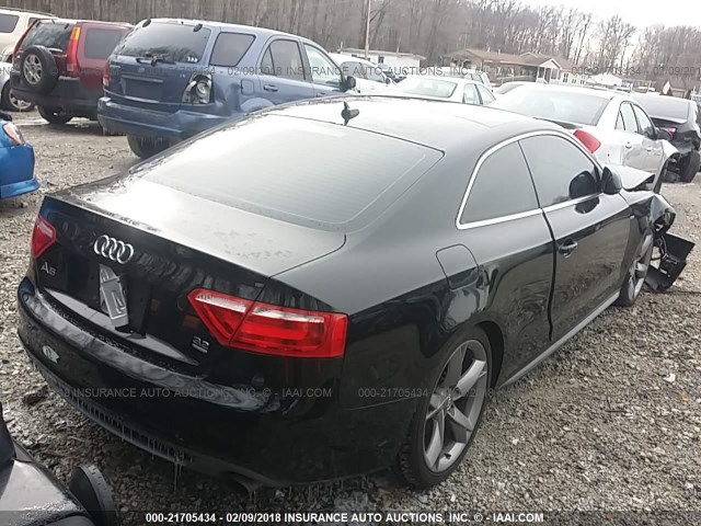 WAUDK78T49A032294 - 2009 AUDI A5 QUATTRO BLACK photo 4