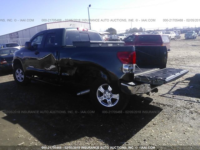 5TFBV54147X014785 - 2007 TOYOTA TUNDRA DOUBLE CAB SR5 GREEN photo 3