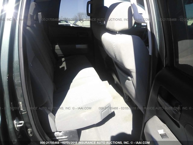 5TFBV54147X014785 - 2007 TOYOTA TUNDRA DOUBLE CAB SR5 GREEN photo 8