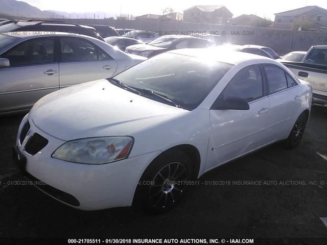 1G2ZF55B064149589 - 2006 PONTIAC G6 SE WHITE photo 2