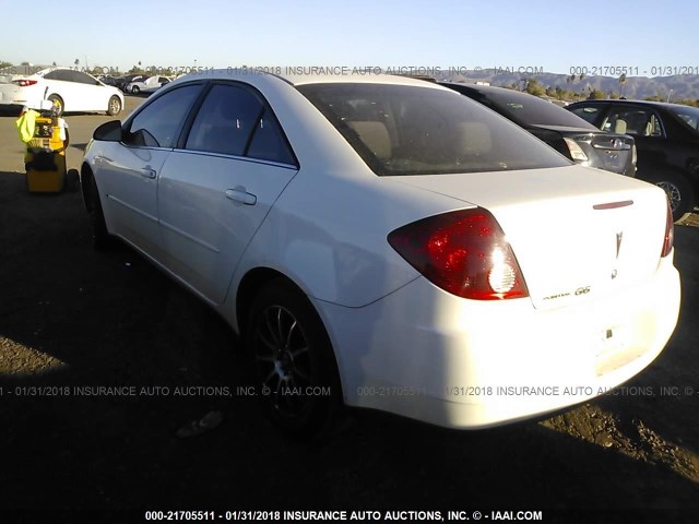 1G2ZF55B064149589 - 2006 PONTIAC G6 SE WHITE photo 3