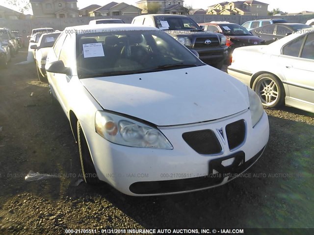 1G2ZF55B064149589 - 2006 PONTIAC G6 SE WHITE photo 6