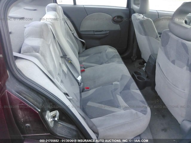 1G8AK52F13Z129338 - 2003 SATURN ION LEVEL 3 MAROON photo 8