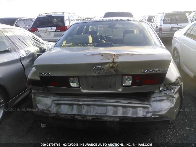 JT2BG22K5Y0478773 - 2000 TOYOTA CAMRY CE/LE/XLE GOLD photo 6