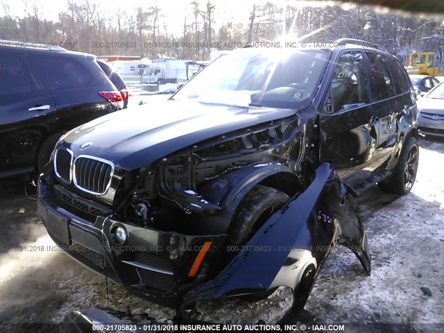5UXZV4C56BL405030 - 2011 BMW X5 XDRIVE35I Czarny zdjęcie 2