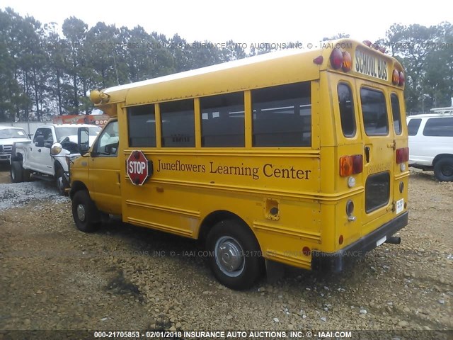 1FDSE35F72HA09514 - 2002 FORD ECONOLINE E350 SUPER DUTY CTWAY VAN YELLOW photo 3