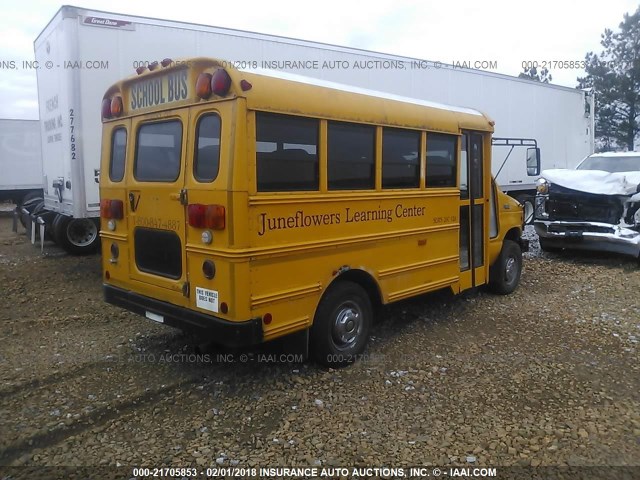 1FDSE35F72HA09514 - 2002 FORD ECONOLINE E350 SUPER DUTY CTWAY VAN YELLOW photo 4