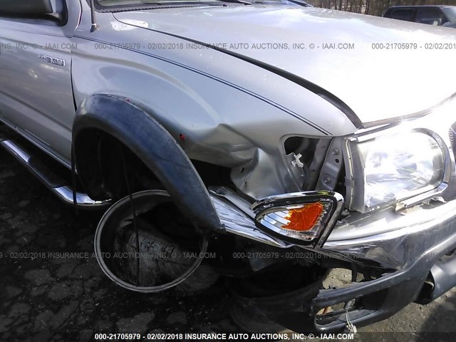 5TEGN92N82Z889856 - 2002 TOYOTA TACOMA DOUBLE CAB PRERUNNER GRAY photo 6