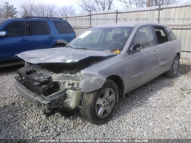 1G1ZT61866F124858 - 2006 CHEVROLET MALIBU MAXX LT SILVER photo 2