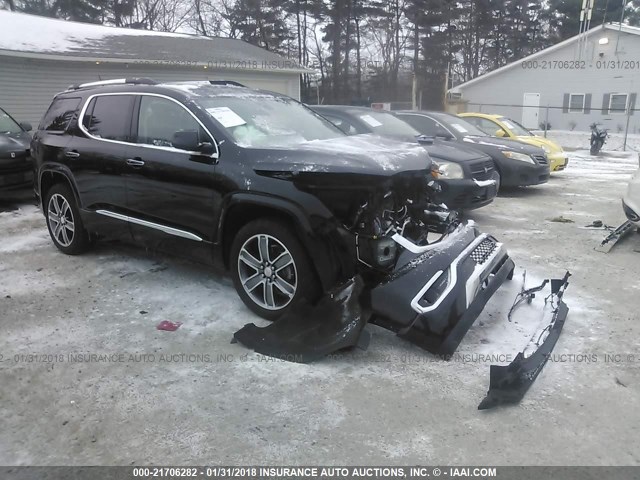 1GKKNPLS5HZ128116 - 2017 GMC ACADIA DENALI BLACK photo 1