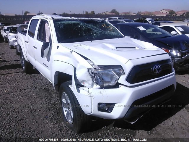 3TMJU4GN3FM184955 - 2015 TOYOTA TACOMA DOUBLE CAB PRERUNNER WHITE photo 6