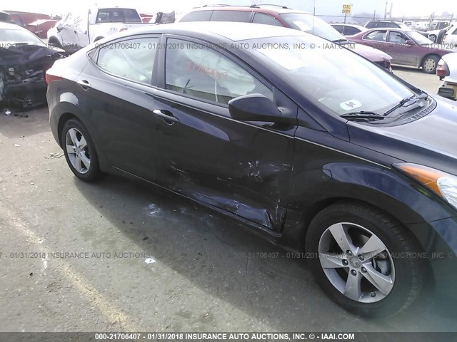 5NPDH4AE5DH164316 - 2013 HYUNDAI ELANTRA GLS/LIMITED BLACK photo 6