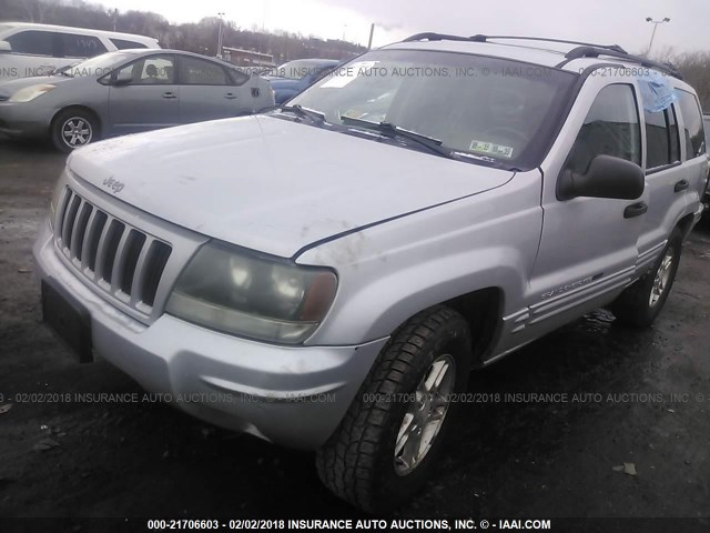 1J8GW48S84C139980 - 2004 JEEP GRAND CHEROKEE LAREDO/COLUMBIA/FREEDOM SILVER photo 2