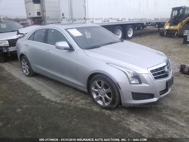 1G6AH5RX5E0171184 - 2014 CADILLAC ATS LUXURY SILVER photo 1