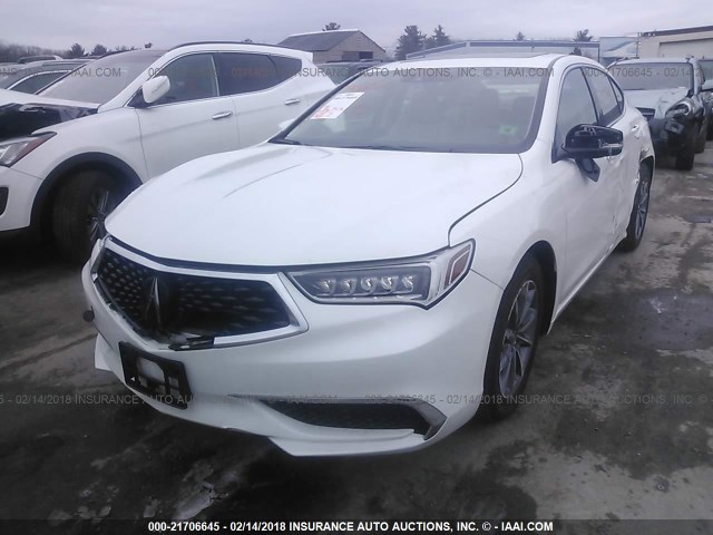 19UUB1F39JA007464 - 2018 ACURA TLX WHITE photo 2