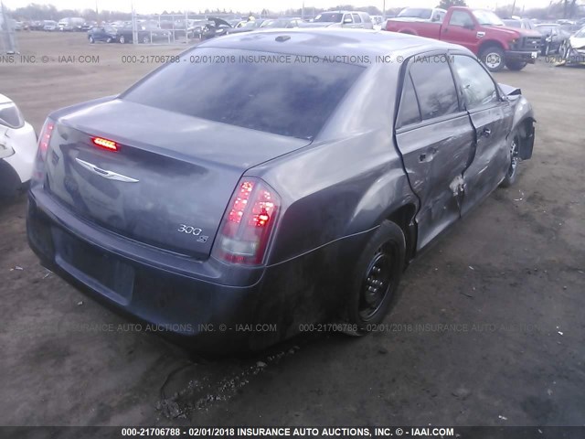 2C3CCABGXEH328392 - 2014 CHRYSLER 300 S GRAY photo 4