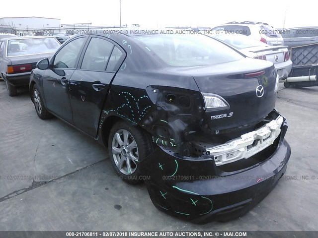 JM1BL1VF1B1475513 - 2011 MAZDA 3 I BLACK photo 3