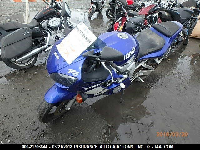 JYARJ04Y5XA000239 - 1999 YAMAHA YZFR6 L BLUE photo 2