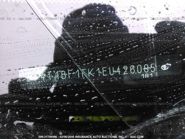 4T1BF1FK1EU426085 - 2014 TOYOTA CAMRY L/SE/LE/XLE 黑色 照片 9