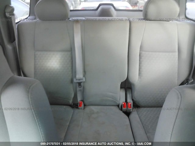 1J4GL48K97W643919 - 2007 JEEP LIBERTY SPORT Gümüş foto 8