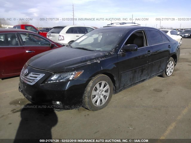 4T1BK46K08U067734 - 2008 TOYOTA CAMRY LE/XLE/SE შავი ფოტო 2